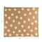 Hello Honey® Brown & White Flowers Cotton Knit Baby Blanket